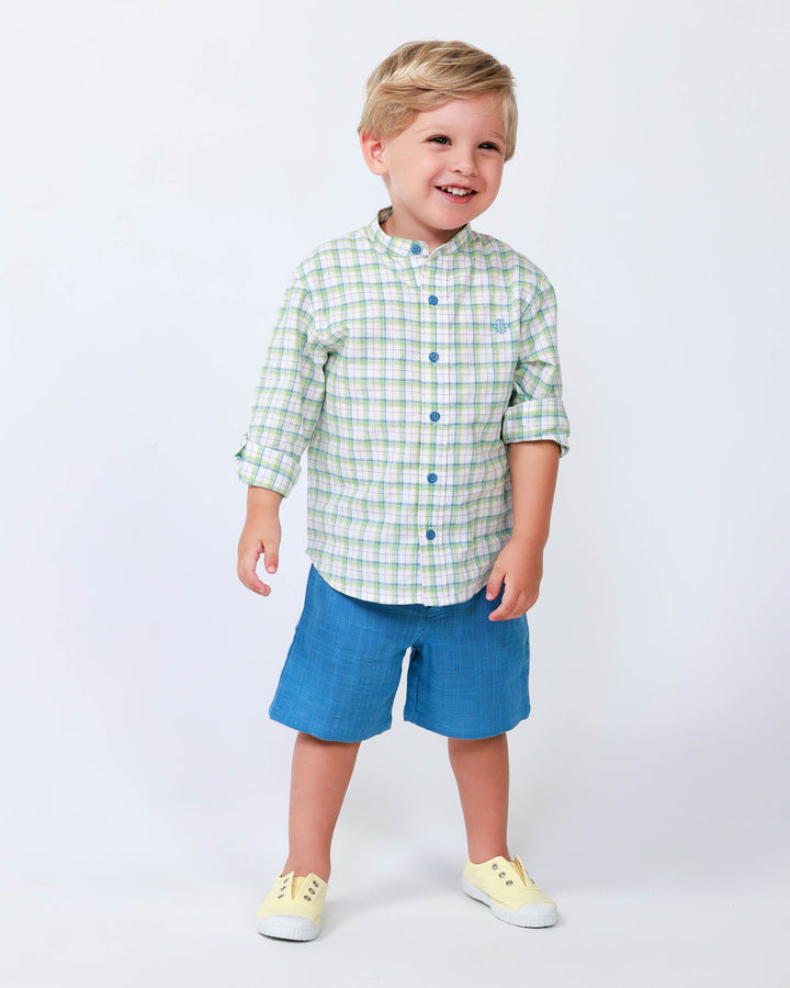 ATLANTIC BLUE BERMUDA SHORTS FOR KIDS