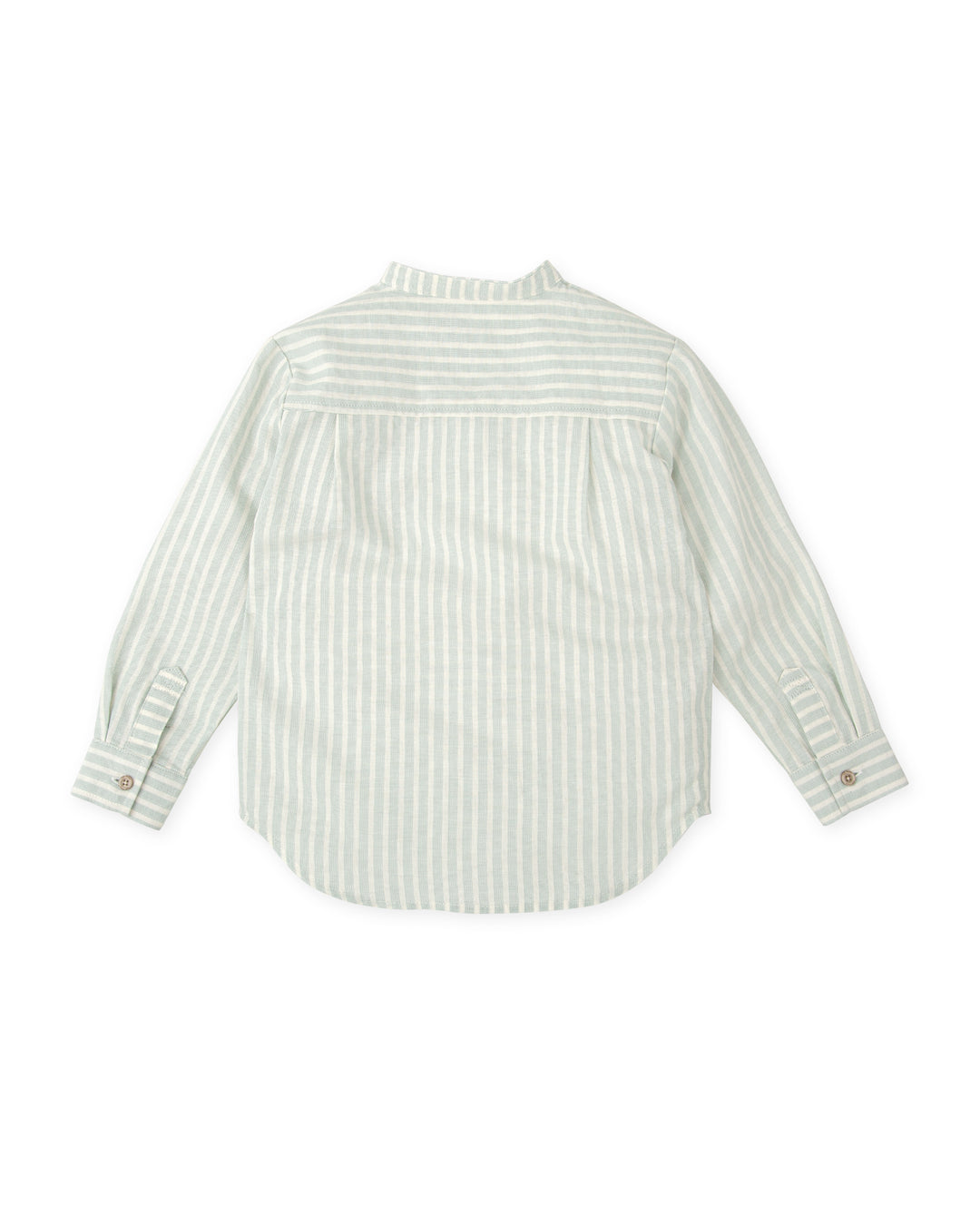 SEA GREEN STRIPED MARINE SHIRT FOR BOY