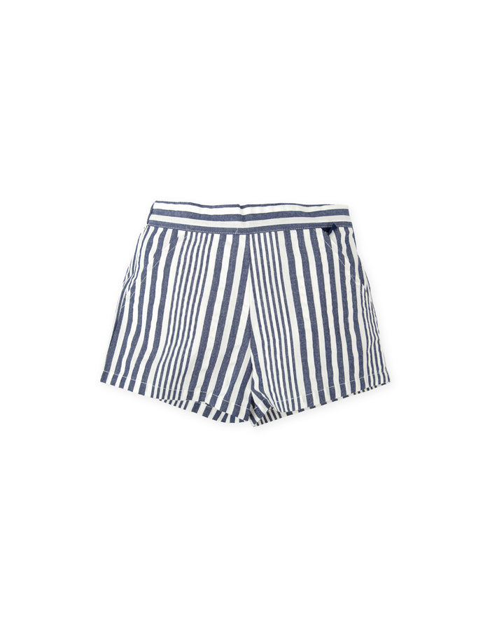 PANTALON SHORT AZUL MARINO