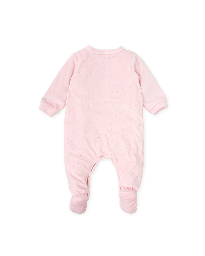 PINK ELEPHANT ROMPER BABY GIRL 