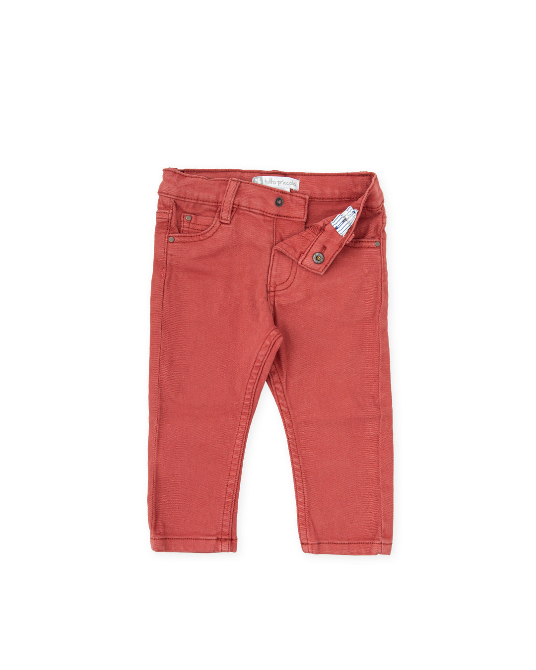 PANTALÓN 5 BOLSILLOS ROJO OSCURO NIÑO