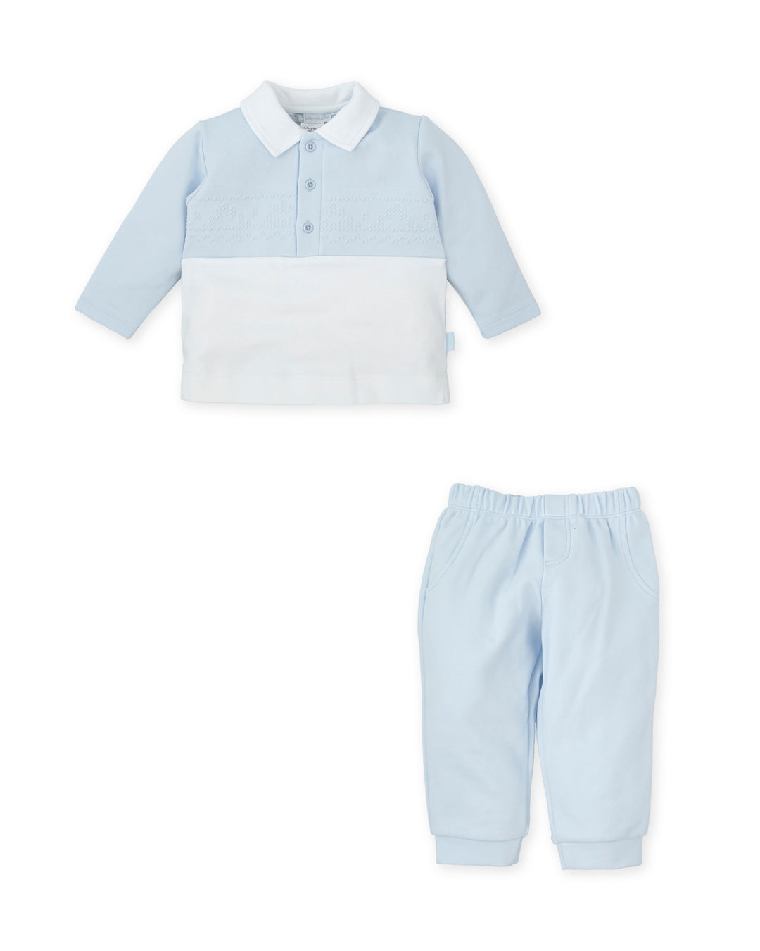 SET POLO E PANTALONI BLU DA RAGAZZO