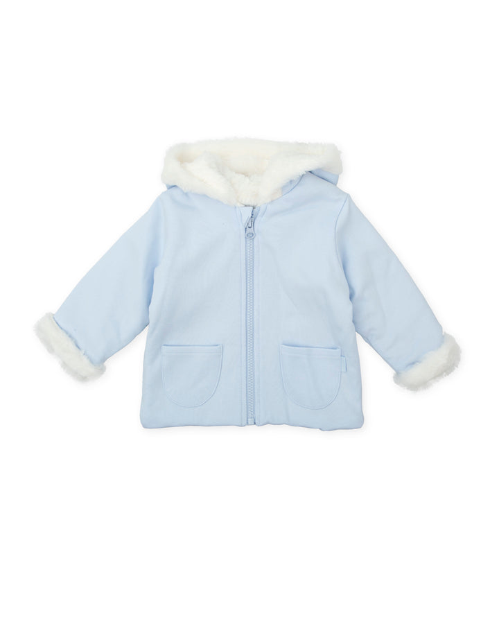 SKY BLUE HOODED JACKET BOY