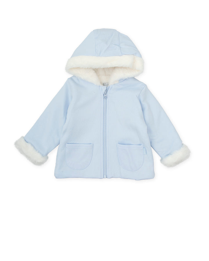 SKY BLUE HOODED JACKET BOY