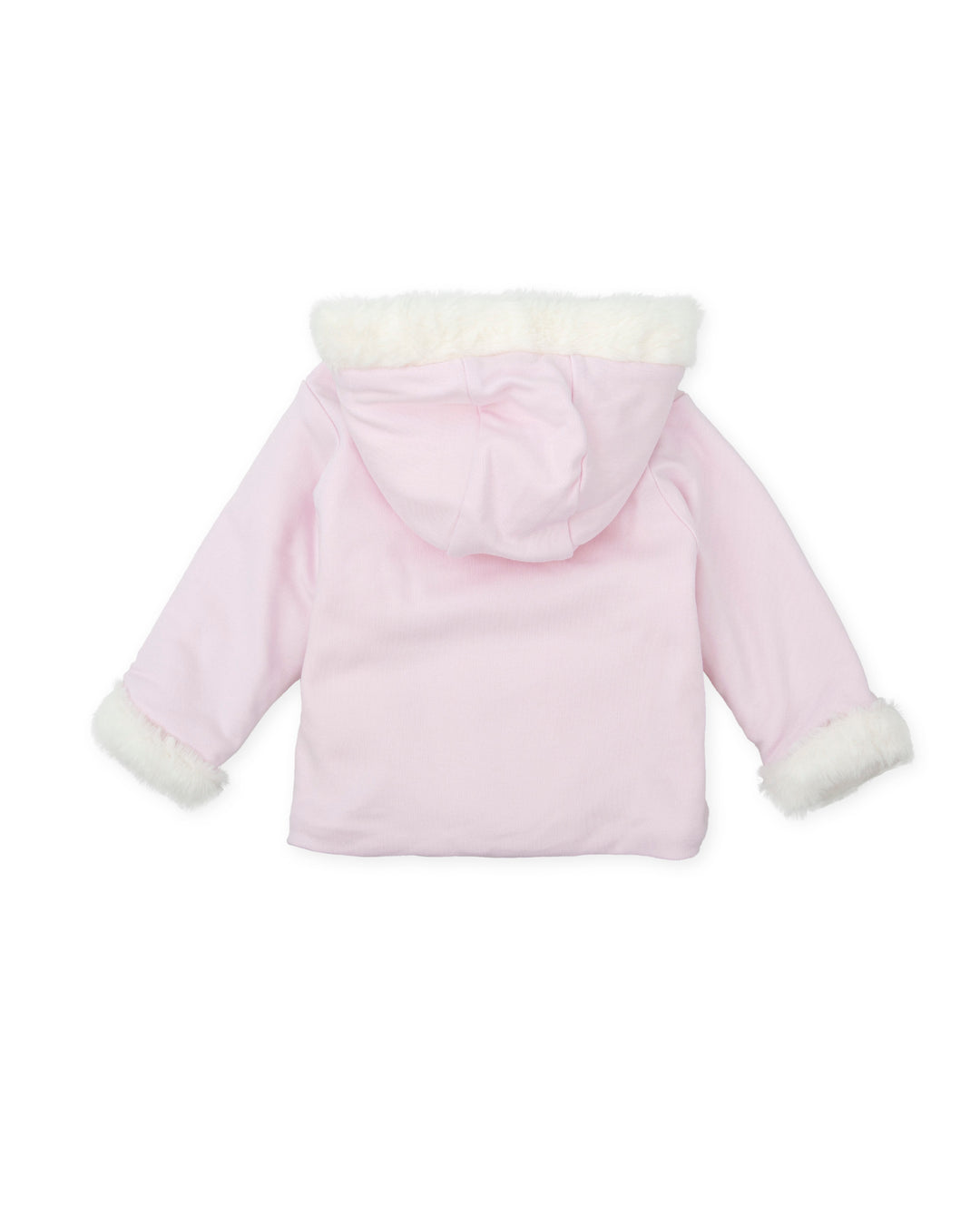 CHAQUETÓN CON CAPUCHA ROSA