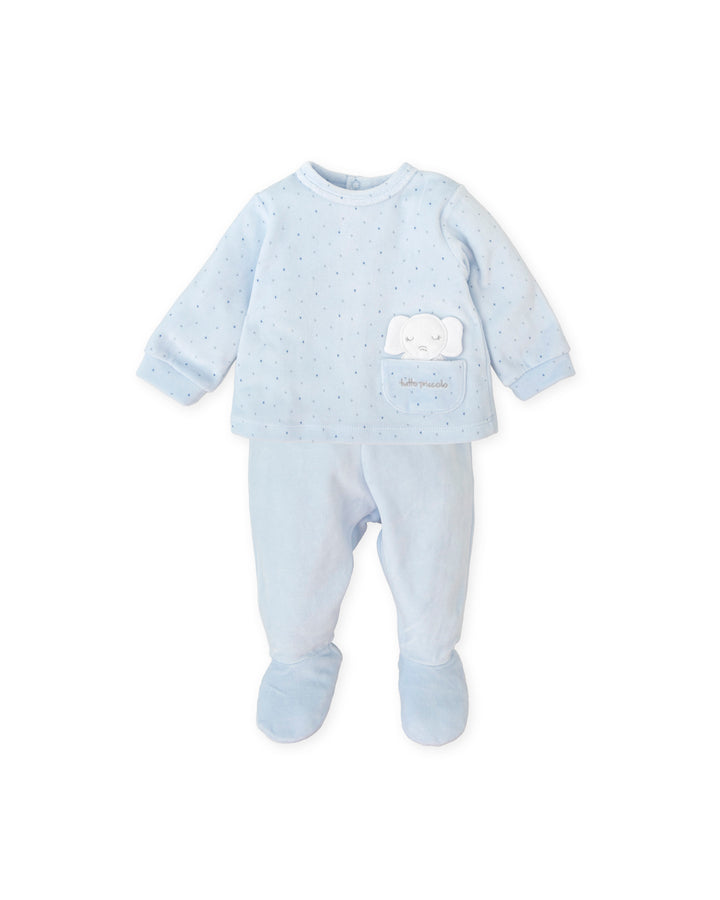 SKY BLUE TWO-PIECE SET BABY BOY