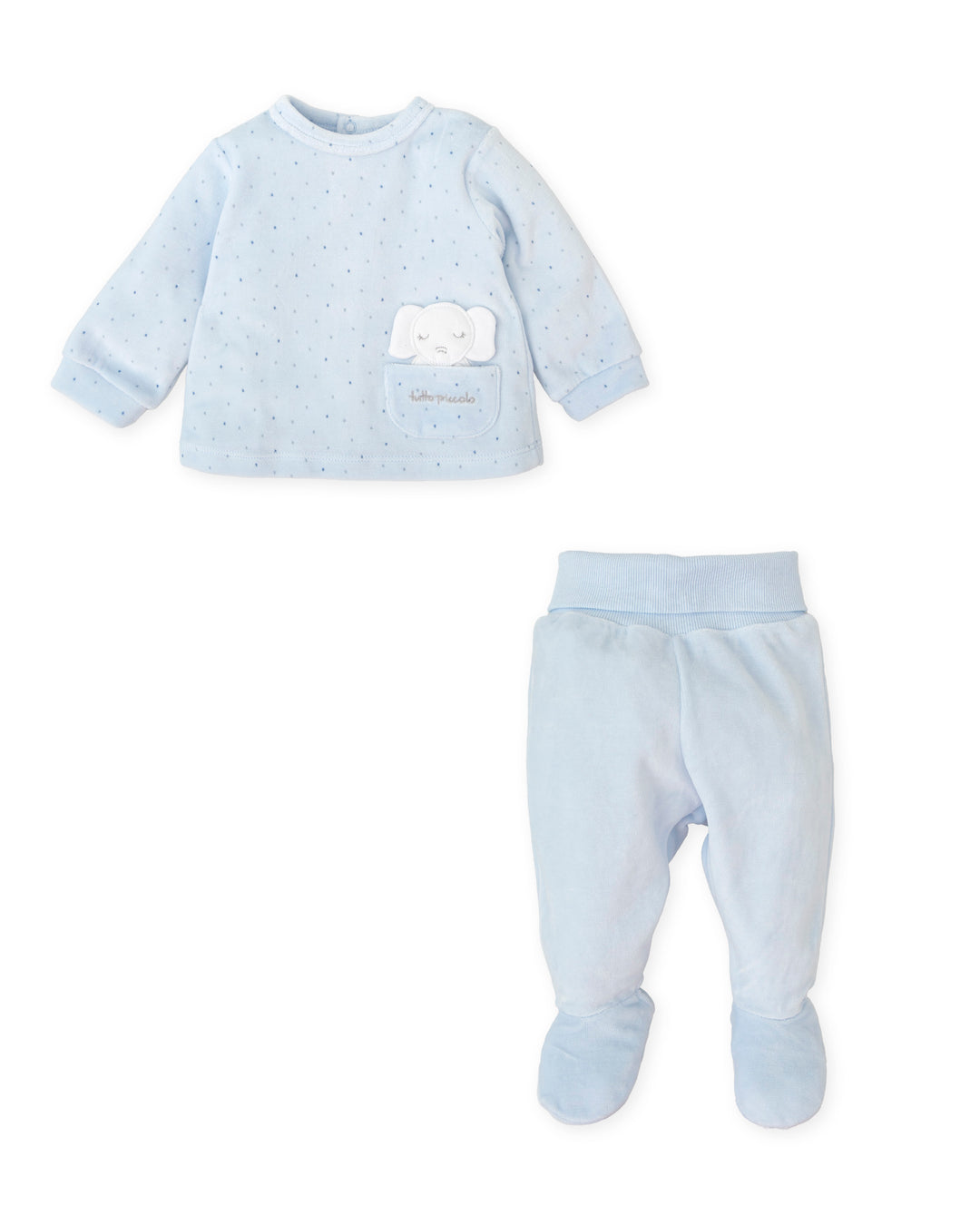 SKY BLUE TWO-PIECE SET BABY BOY