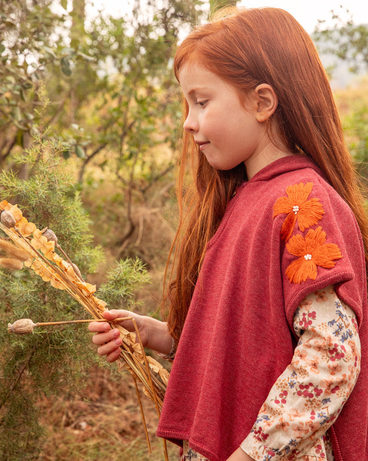 CARMIN KNITTED PONCHO GIRL