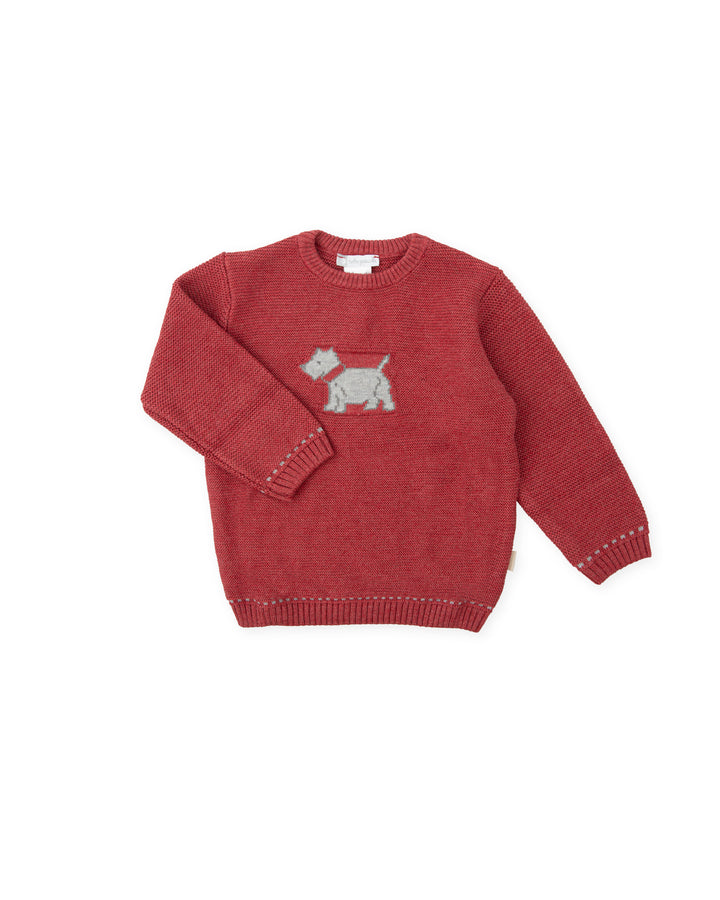 CARMIN KNITTED PUPPY JUMPER BOY