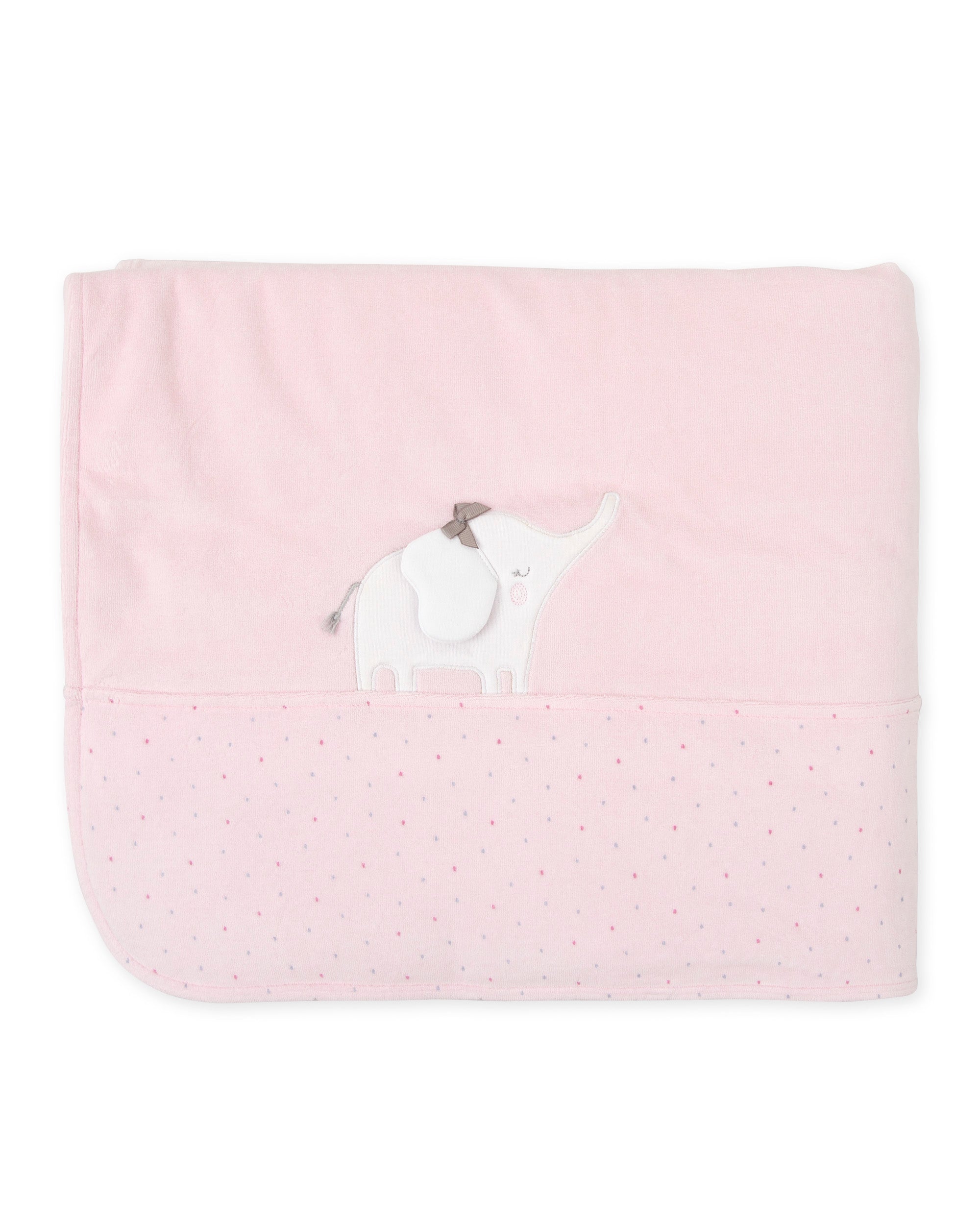 PINK ELEPHANT BLANKET BABY GIRL