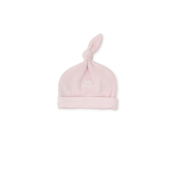 GORRO Y MANOPLAS ROSA BEBÉ NIÑA